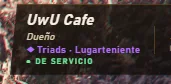 HUD con trabajo y organización