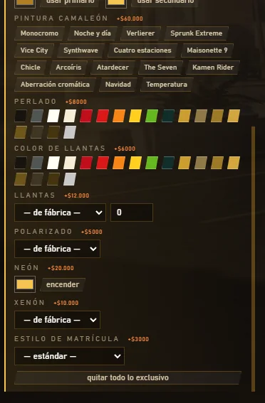 Pedido personalizado